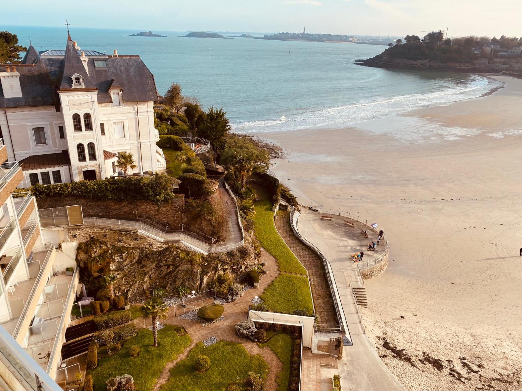 Residence Le Crystal Dinard Plage Esterno foto